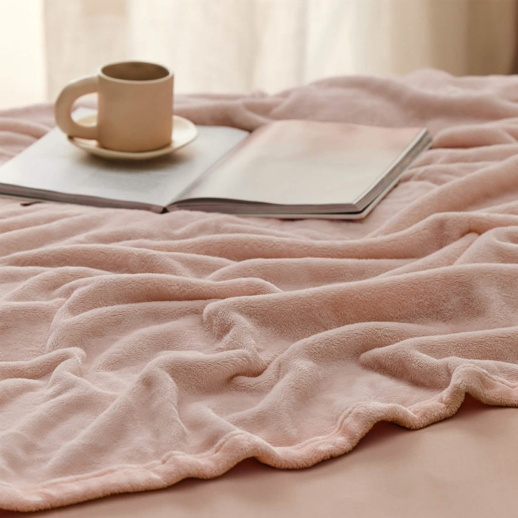 Cozy Throw Blanket, Flannel Fleece 300gsm, Lightweight Design for Living Rooms, Bedrooms and Everyday Lounging, 4 Sizes and 29 Colors image 96