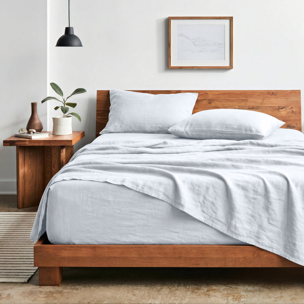 Bed Sheet Set, Ultra Soft Washed for Master Bedrooms, Guest Beds and Daily Use, 5 Sizes and 14 Colors image 97