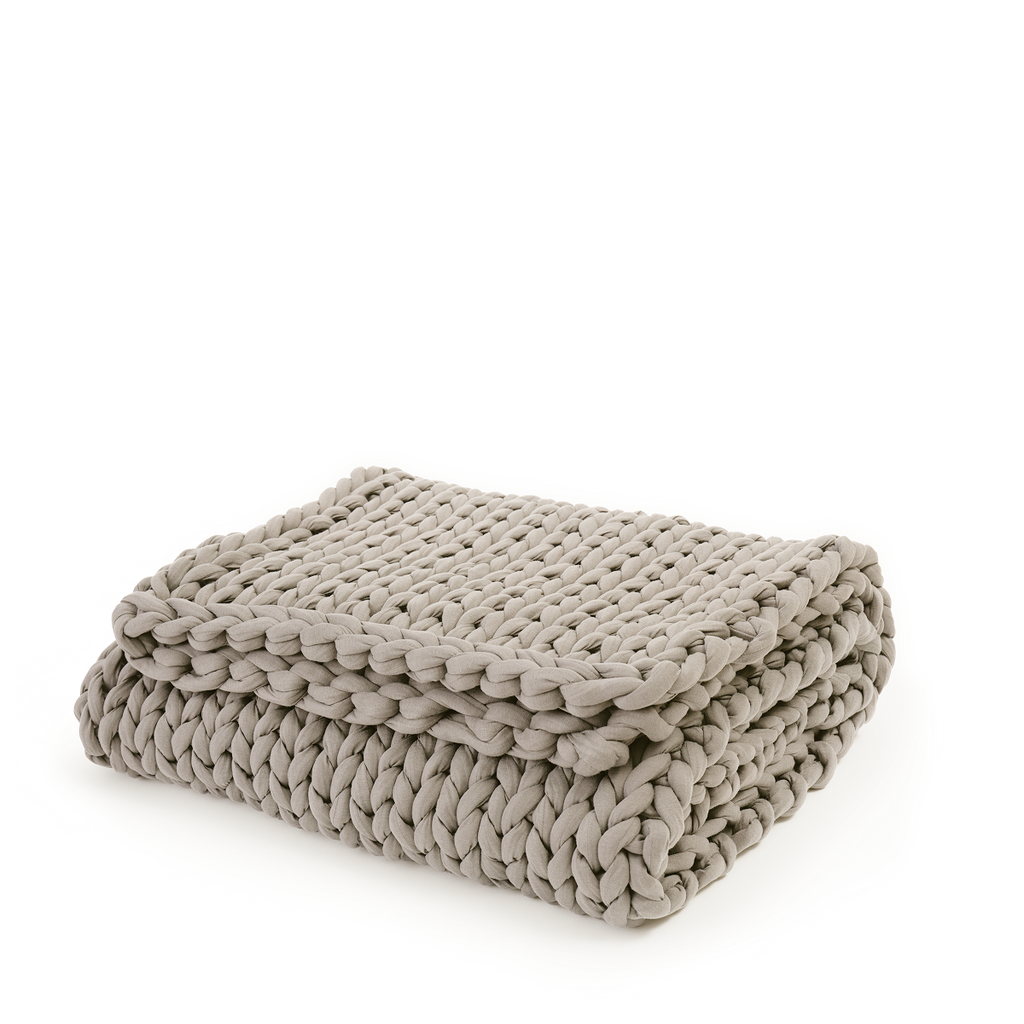 Cozy Throw Blanket, Cotton Weighted for Sofas, Beds and Relaxing at Home, 32 Color Options image 98