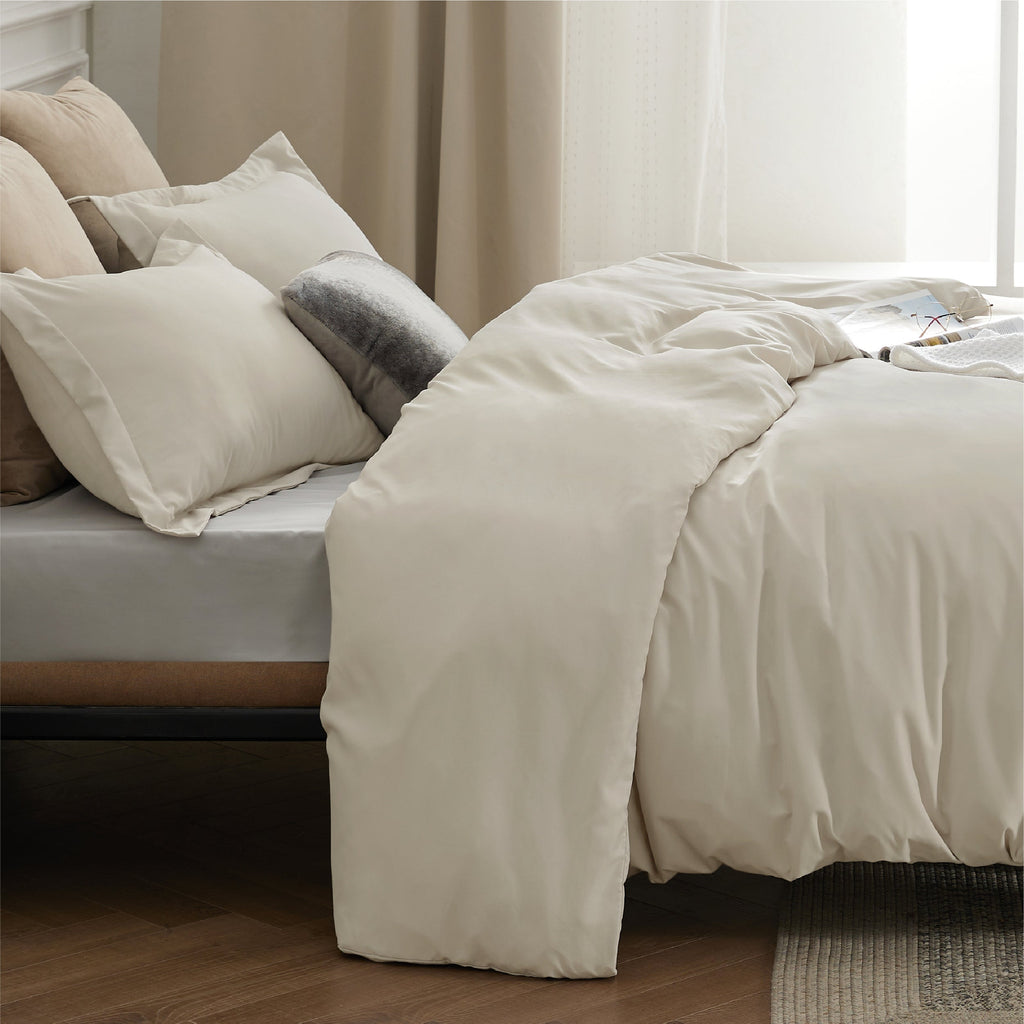 Duvet Cover Set, Brushed Microfiber for Guest Rooms and Everyday Bedroom Styling, 9 Sizes and 36 Colors image 98