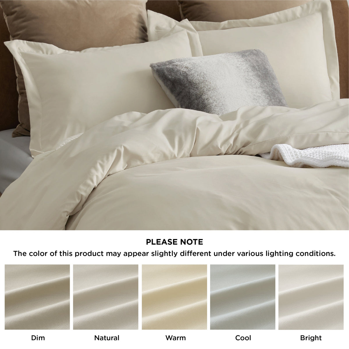Duvet Cover Set, Brushed Microfiber for Guest Rooms and Everyday Bedroom Styling, 9 Sizes and 36 Colors image 99