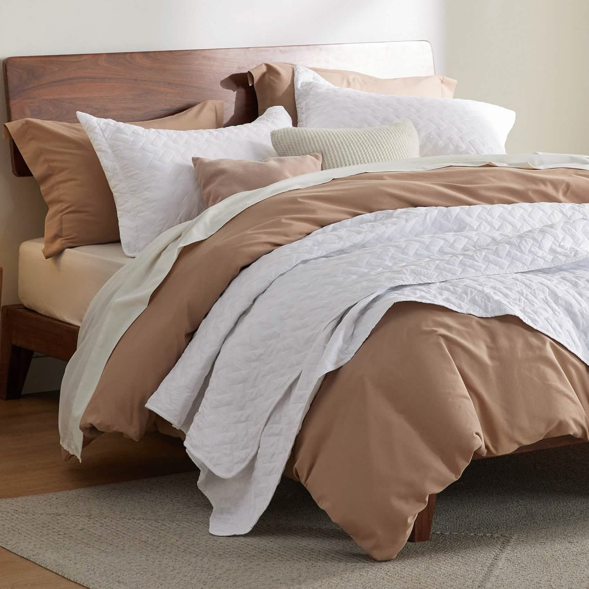 Cozy Throw Blanket, Basket weave Quilt Set, Lightweight Design for Living Rooms, Bedrooms and Everyday Lounging, 6 Sizes and 17 Colors image 100