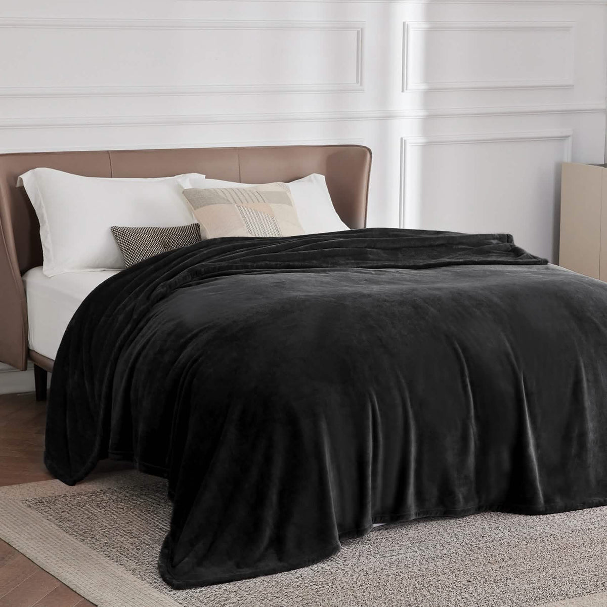 Cozy Throw Blanket, Flannel Fleece 300gsm, Lightweight Design for Living Rooms, Bedrooms and Everyday Lounging, 4 Sizes and 29 Colors image 101