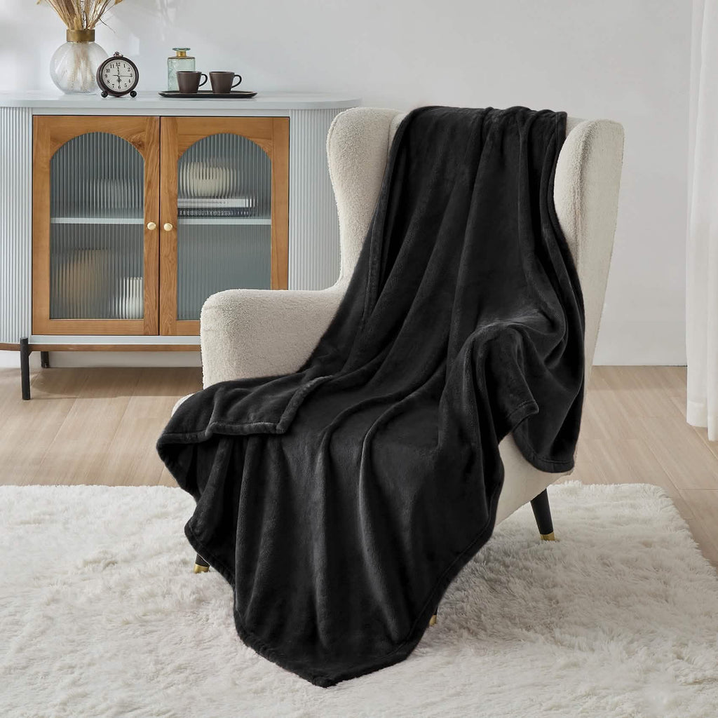 Cozy Throw Blanket, Flannel Fleece 300gsm, Lightweight Design for Living Rooms, Bedrooms and Everyday Lounging, 4 Sizes and 29 Colors image 102