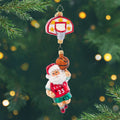 Seasonal Home Decor, Baller Santa for Holiday Displays, Shelves and Festive Rooms, Designed for Mantels, Tables and Seasonal Decorating image 1