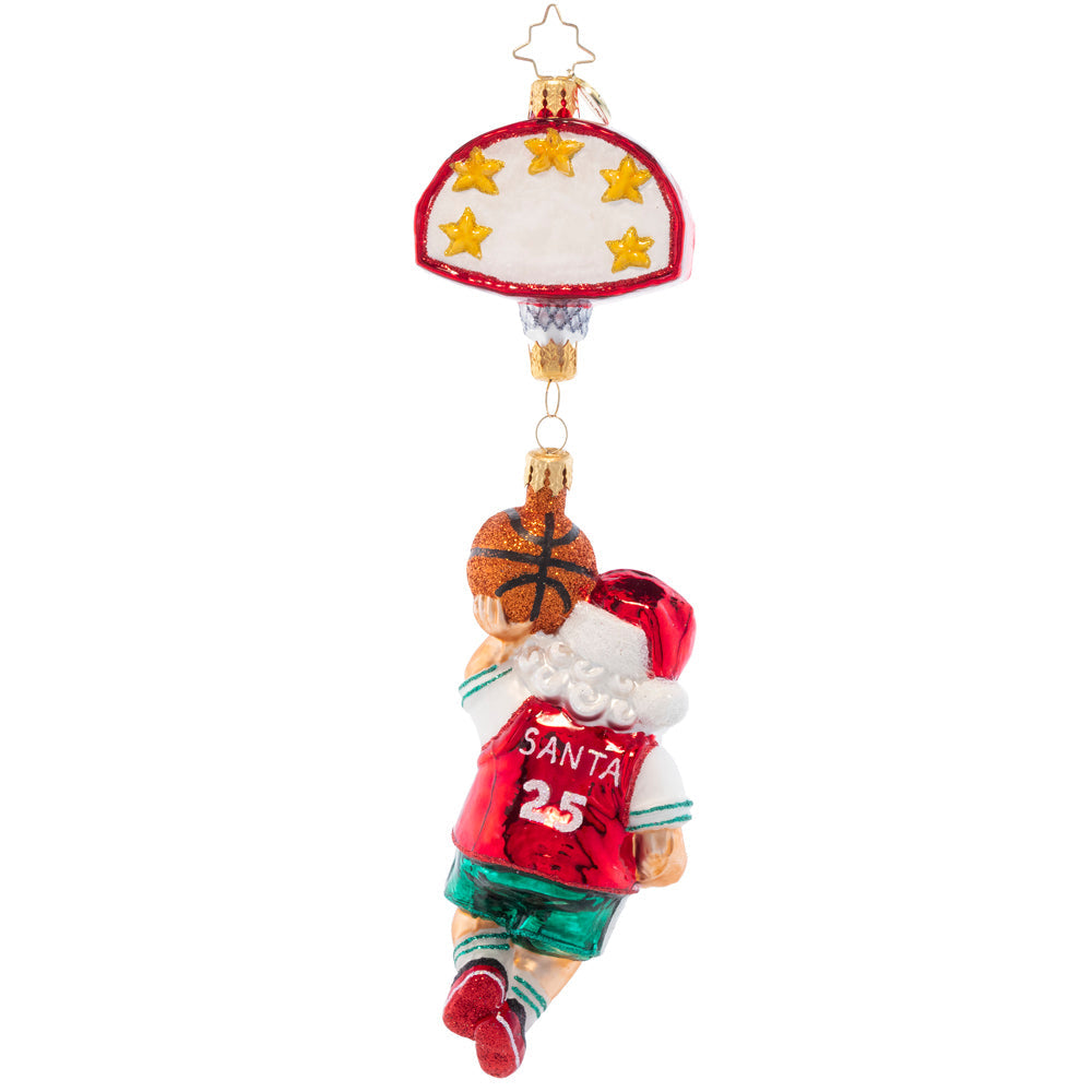 Seasonal Home Decor, Baller Santa for Holiday Displays, Shelves and Festive Rooms, Designed for Mantels, Tables and Seasonal Decorating image 2