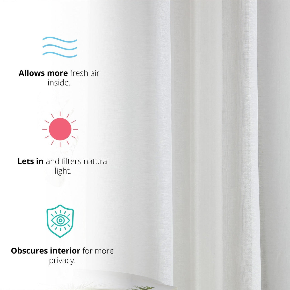 Window Curtain, Victoria Semi Sheer Grommet Panels for Windows, Room Styling and Everyday Privacy, 14 Sizes and 28 Colors image 103