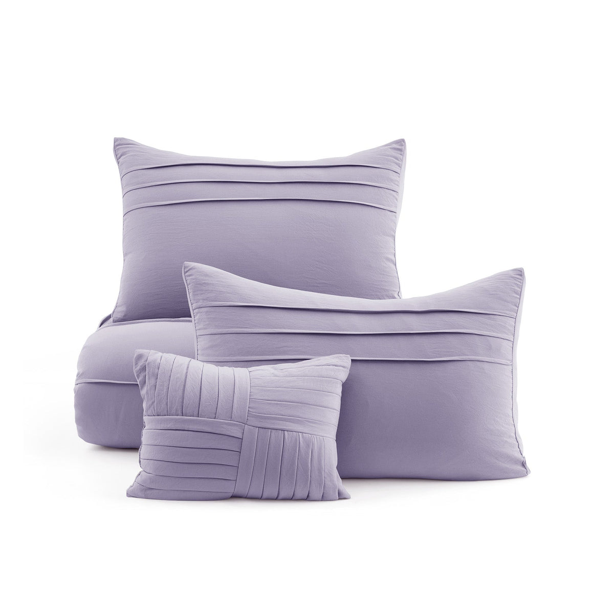 Bed Comforter, Pinch Pleat Set for Year-Round Bedroom Comfort and Restful Sleep, 5 Sizes and 19 Colors image 103