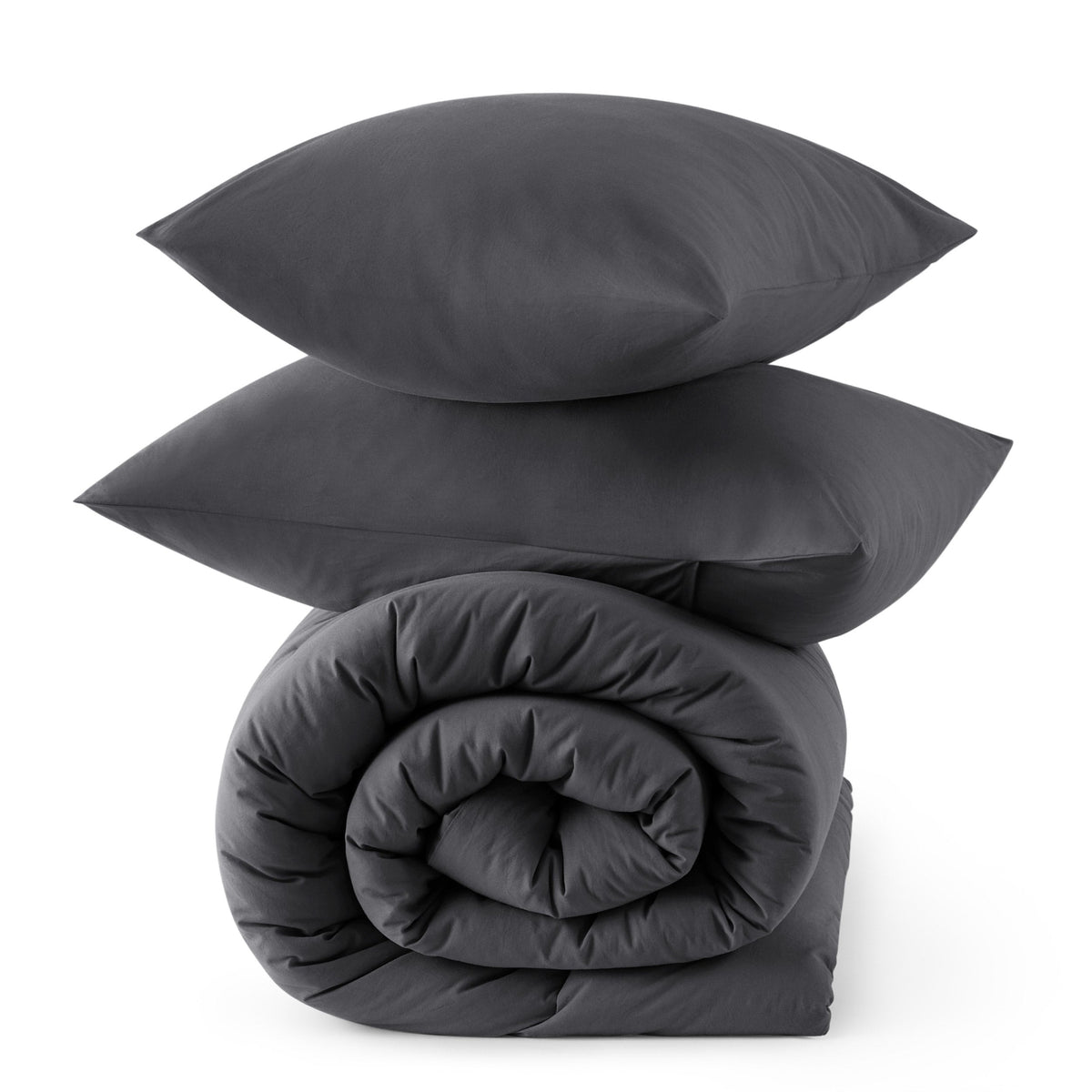 Bed Comforter, Prewashed Cotton Set for Year-Round Bedroom Comfort and Restful Sleep, 5 Sizes and 12 Colors image 103