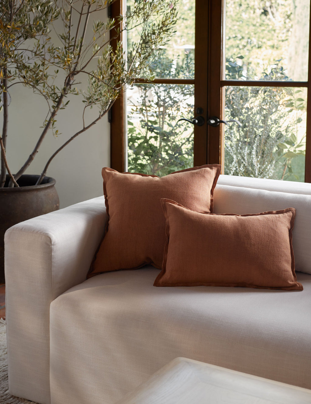 Bed Pillow, Arlo Linen for Everyday Sleep and Guest Room Bedding, 10 Color Options, Designed for Sleeping, Reading and Bedroom Comfort image 105