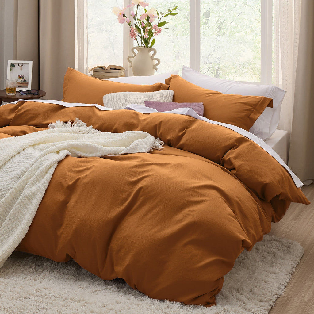 Duvet Cover Set, Ultra Soft Hypoallergenic Microfiber, Lightweight Design for Guest Rooms and Everyday Bedroom Styling image 107