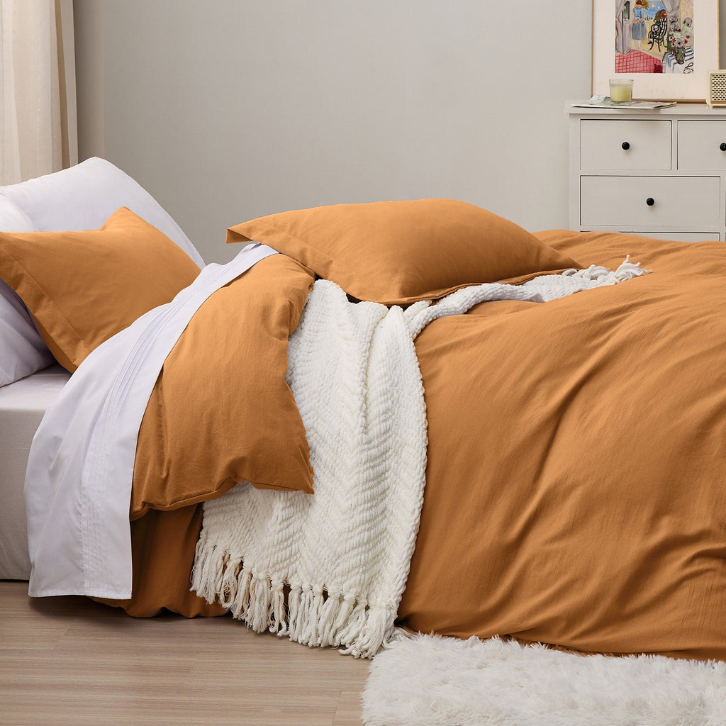 Duvet Cover Set, Ultra Soft Hypoallergenic Microfiber, Lightweight Design for Guest Rooms and Everyday Bedroom Styling image 108
