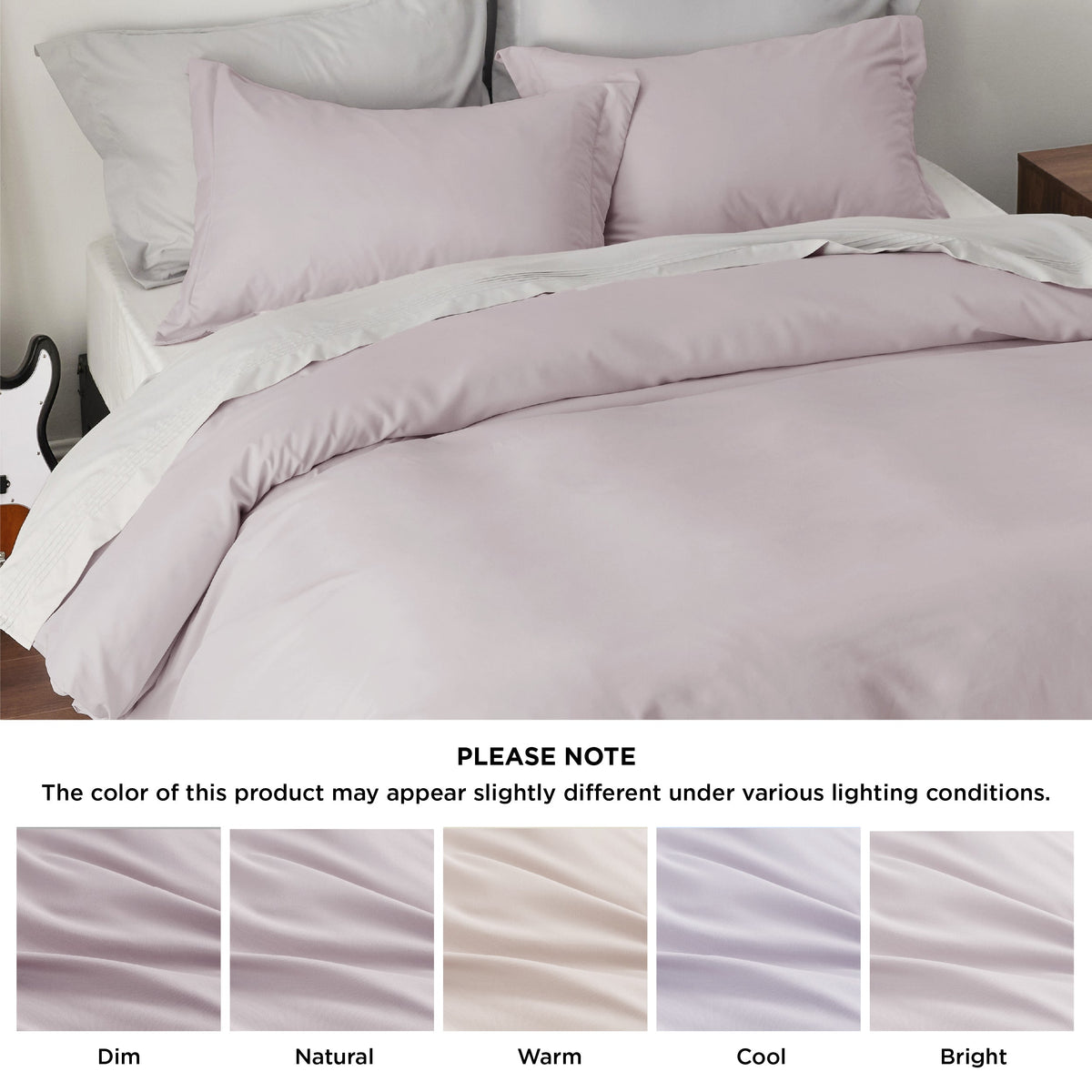 Duvet Cover Set, Brushed Microfiber for Guest Rooms and Everyday Bedroom Styling, 9 Sizes and 36 Colors image 109
