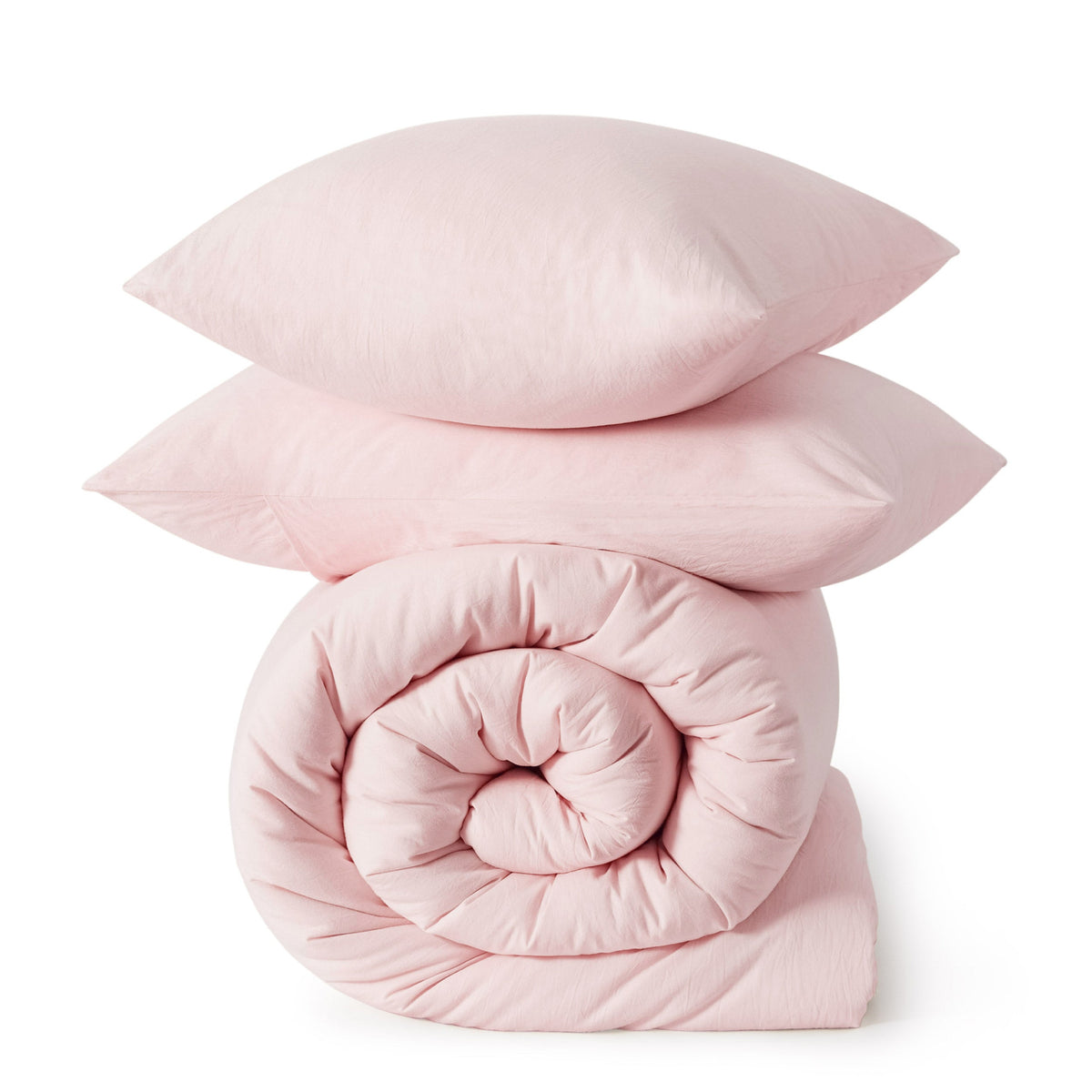 Bed Comforter, Prewashed Cotton Set for Year-Round Bedroom Comfort and Restful Sleep, 5 Sizes and 12 Colors image 109