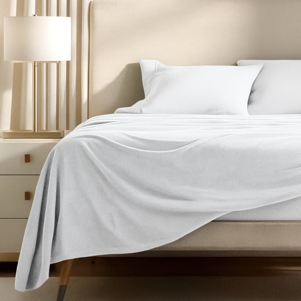 Bed Sheet Set, Polar Fleece for Master Bedrooms, Guest Beds and Daily Use, 9 Sizes and 15 Colors image 110