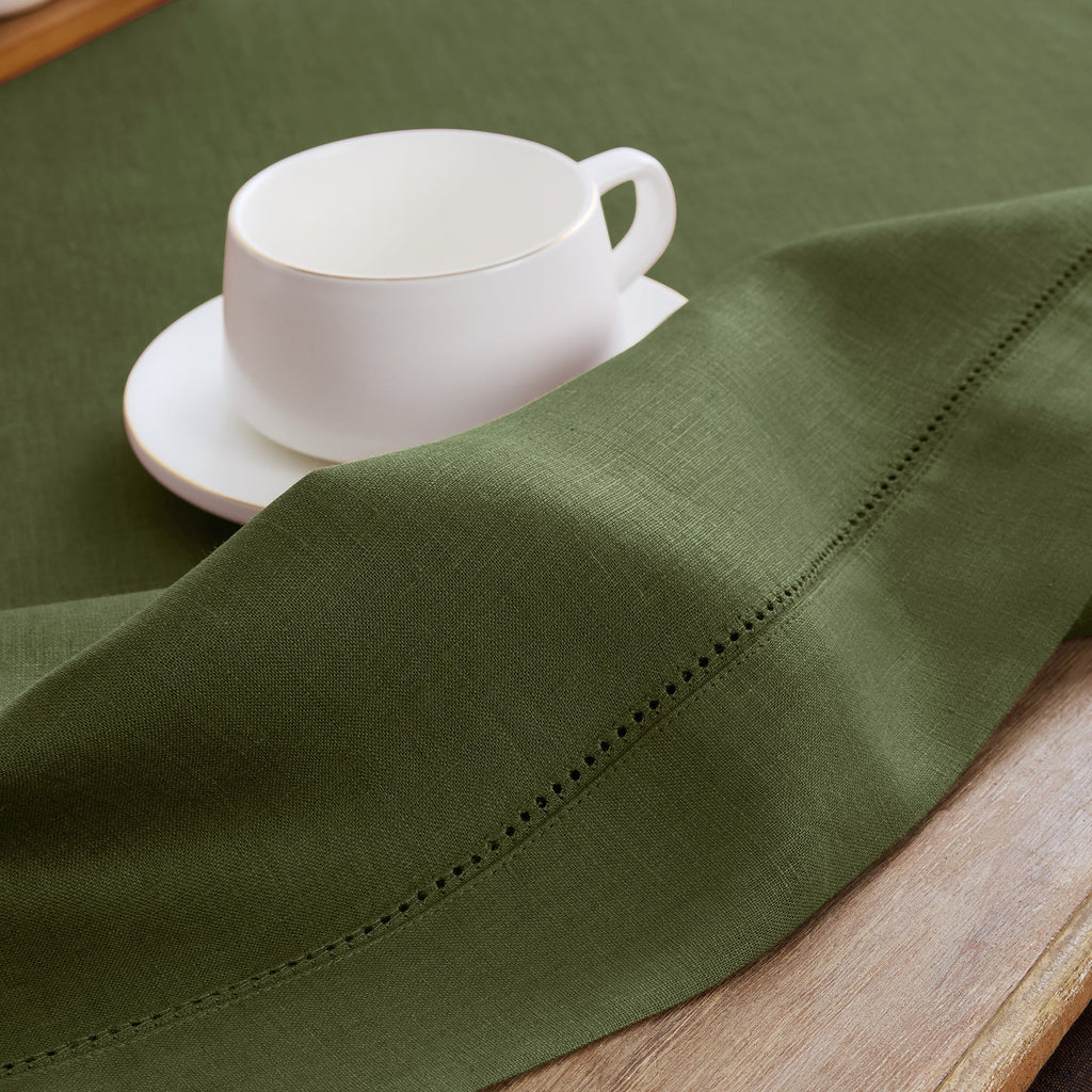 Cozy Throw Blanket, Classic Hemstitch Table for Sofas, Beds and Relaxing at Home, 29 Color Options image 113