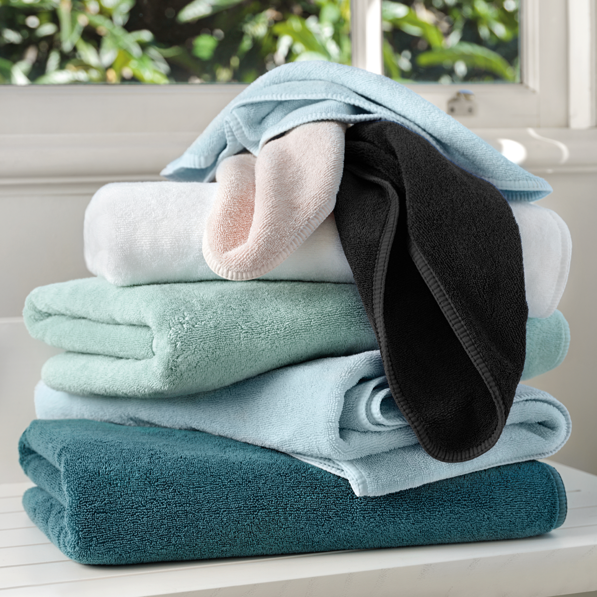 Bath Linen, Spa Towel Collection for Home Bathrooms and Everyday Care, 5 Sizes and 14 Colors image 117