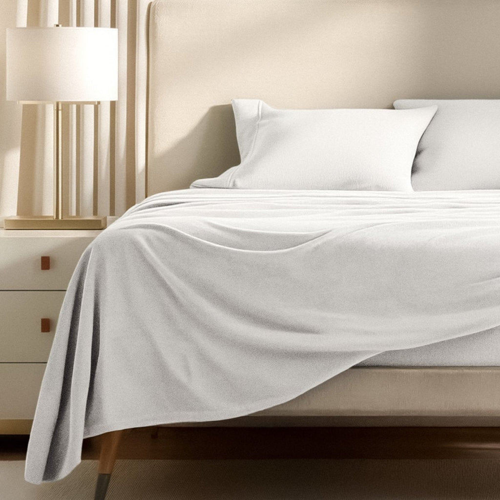 Bed Sheet Set, Polar Fleece for Master Bedrooms, Guest Beds and Daily Use, 9 Sizes and 15 Colors image 119