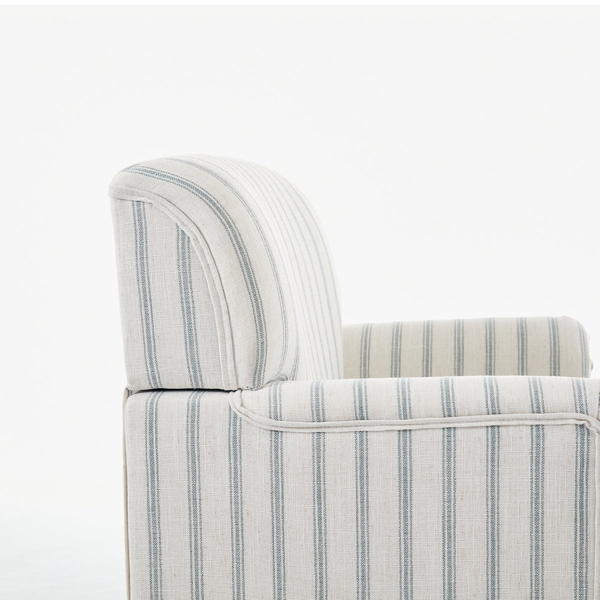 Upholstered Armchair, Pure Linen Upholstery, High-Density Foam for Bedroom Seating, Living Rooms and Home Study Spaces, 13 Color Options image 68