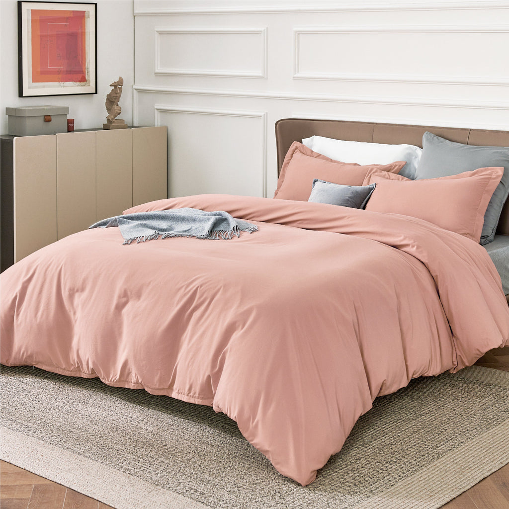 Duvet Cover Set, Brushed Microfiber for Guest Rooms and Everyday Bedroom Styling, 9 Sizes and 36 Colors image 122