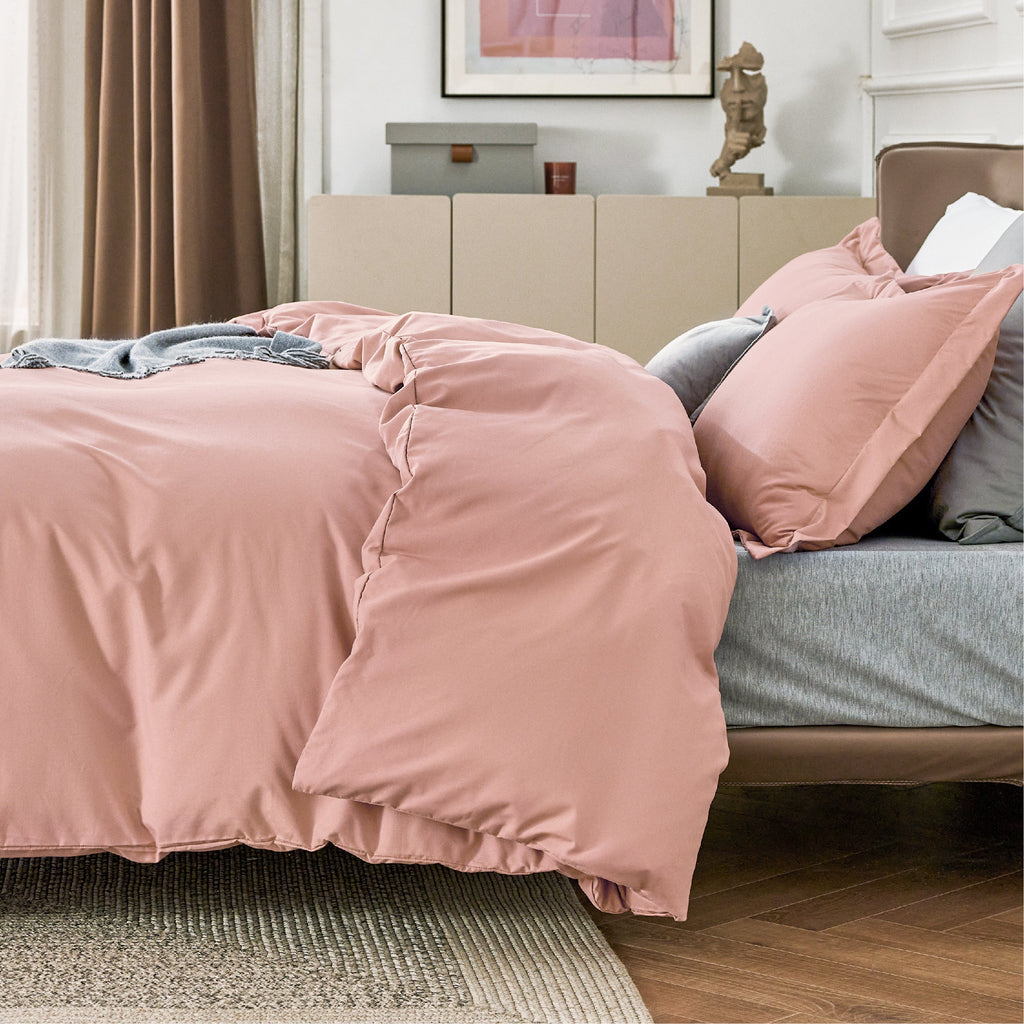 Duvet Cover Set, Brushed Microfiber for Guest Rooms and Everyday Bedroom Styling, 9 Sizes and 36 Colors image 123