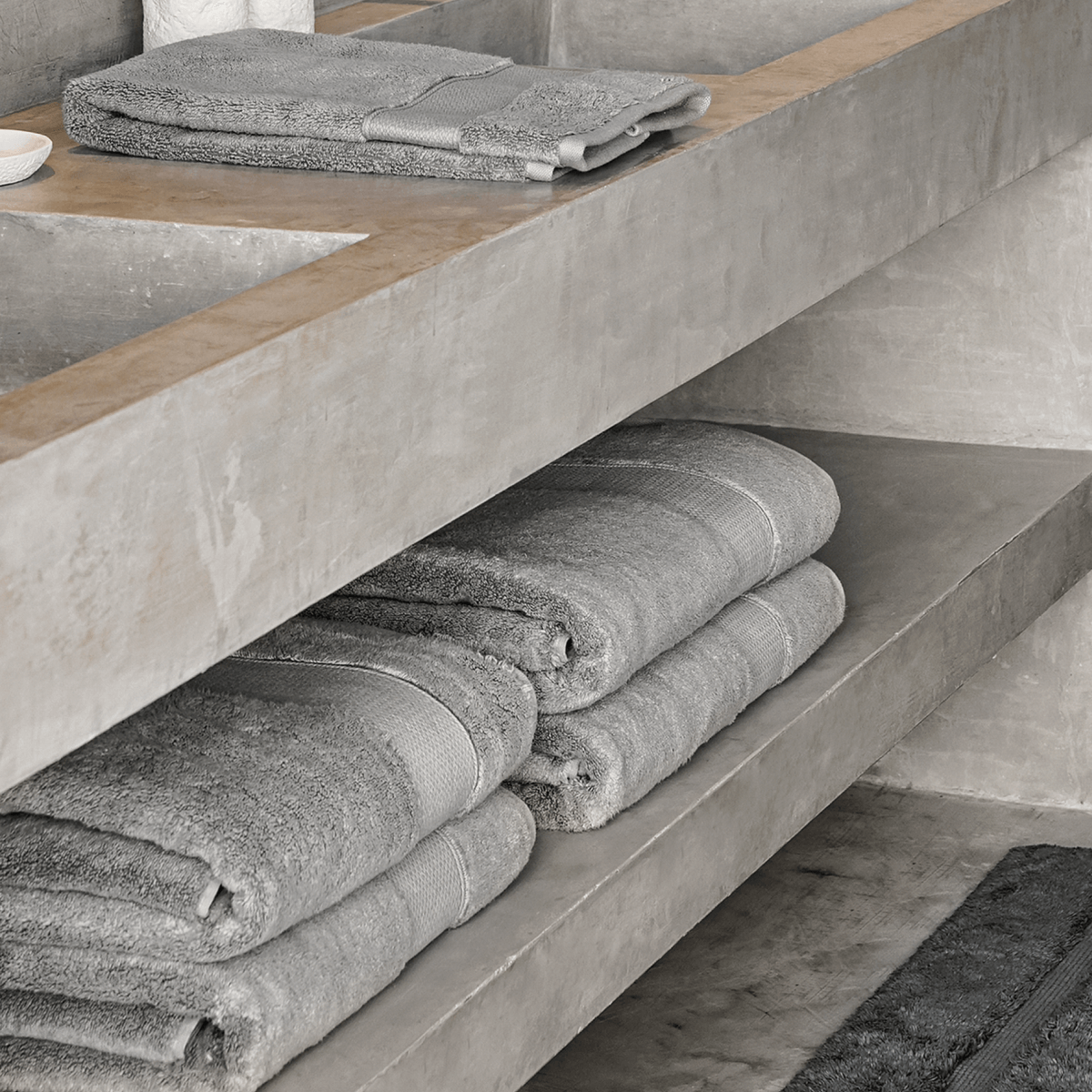 Bath Linen, Plush Towel Collection for Daily Bathroom Routines and Guest Baths, 5 Sizes and 15 Colors image 127