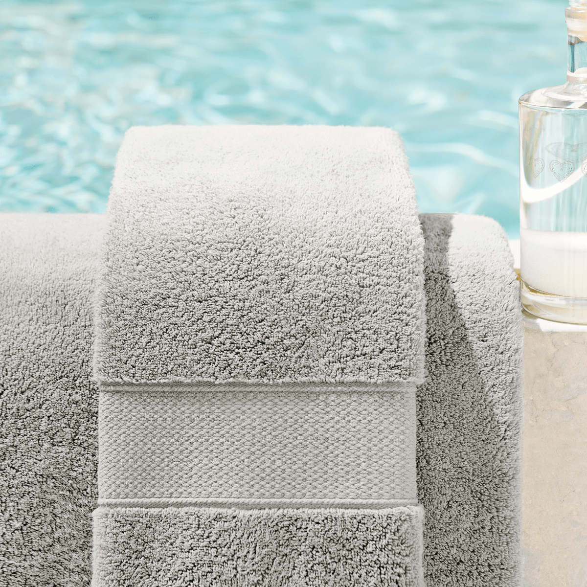 Bath Linen, Plush Towel Collection for Daily Bathroom Routines and Guest Baths, 5 Sizes and 15 Colors image 128
