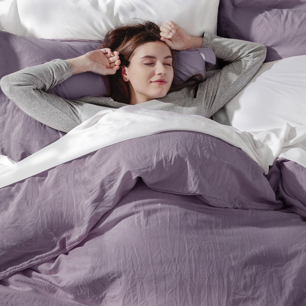 Duvet Cover Set, Ultra Soft Hypoallergenic Microfiber, Lightweight Design for Guest Rooms and Everyday Bedroom Styling image 130