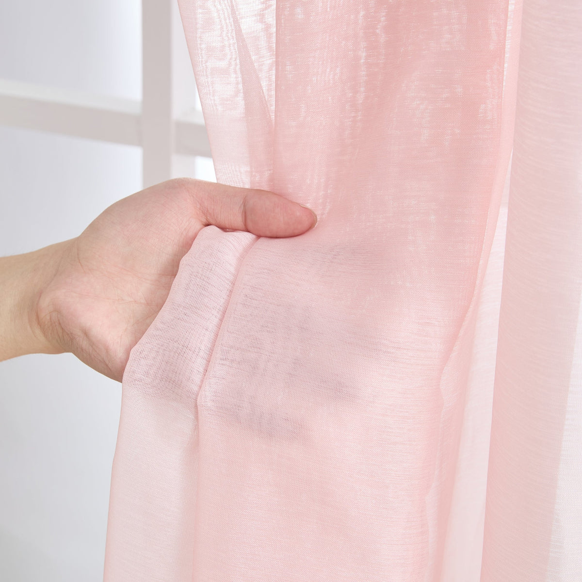 Window Curtain, Victoria Semi Sheer Grommet Panels for Windows, Room Styling and Everyday Privacy, 14 Sizes and 28 Colors image 134