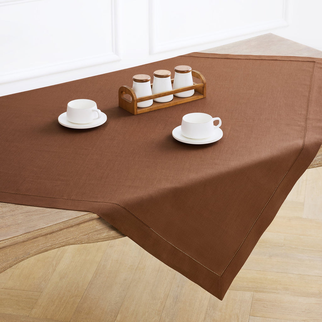 Cozy Throw Blanket, Classic Hemstitch Table for Sofas, Beds and Relaxing at Home, 29 Color Options image 135