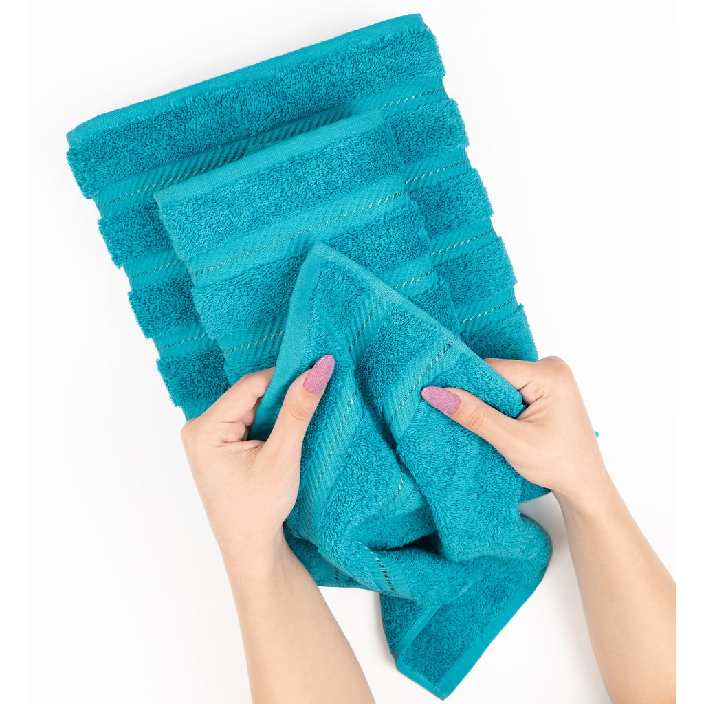 Bath Towel Set, 100% Cotton Turkish Towels for Bathroom, 4 for Home Bathrooms and Everyday Care, 21 Color Options image 140
