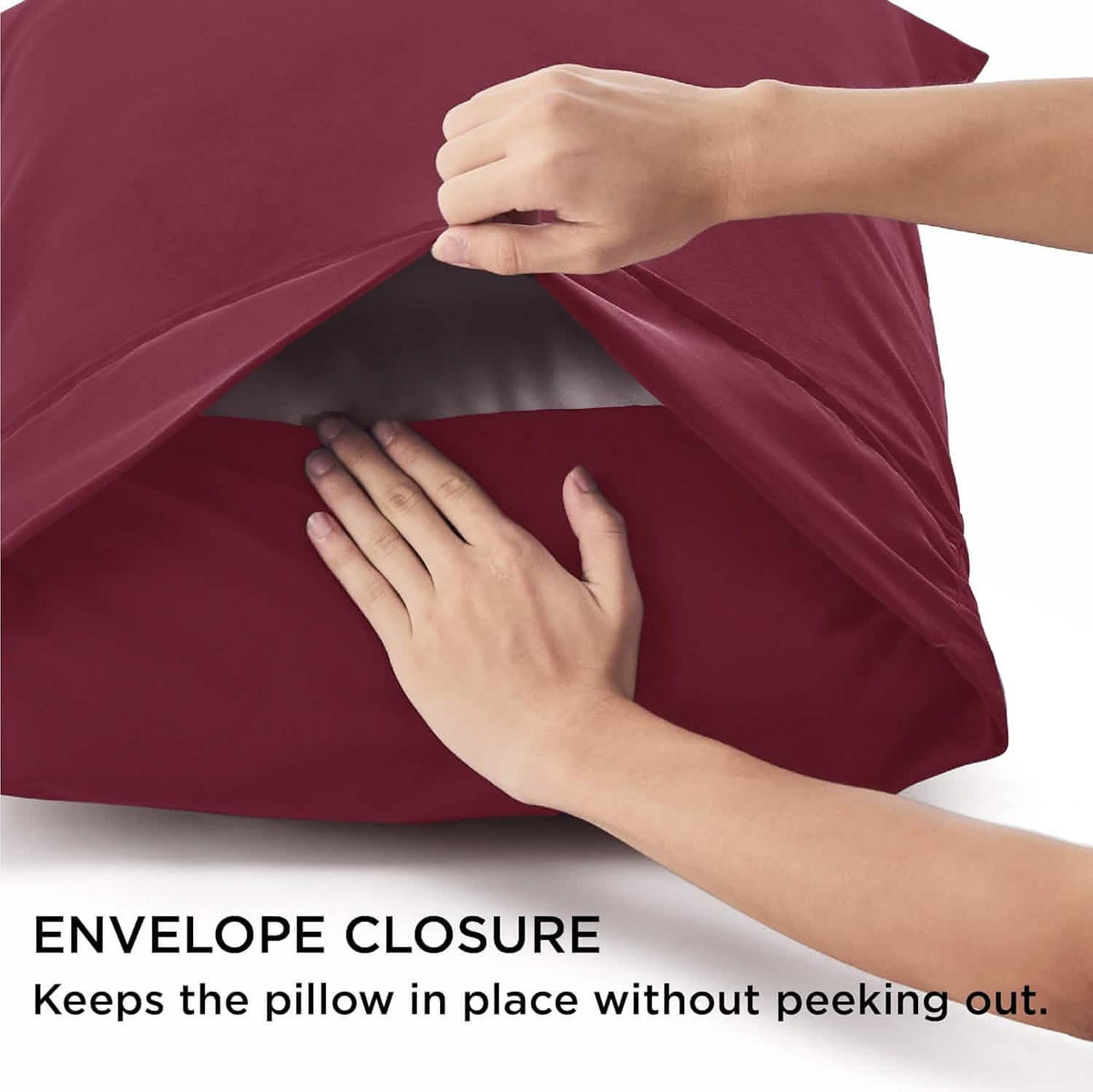 Decorative Pillow Sham, Fade and Stain Resistant Microfiber for Guest Rooms, Headboards and Everyday Bedroom Decor, 4 Sizes and 18 Colors image 146