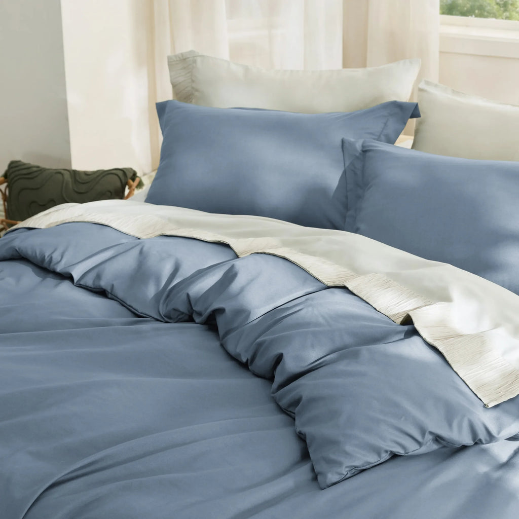Duvet Cover Set, Brushed Microfiber for Guest Rooms and Everyday Bedroom Styling, 9 Sizes and 36 Colors image 148