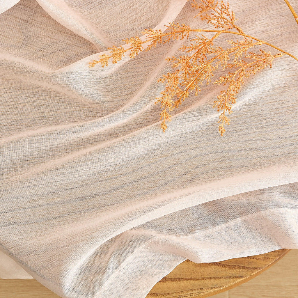 Window Curtain, Victoria Semi Sheer Grommet Panels for Windows, Room Styling and Everyday Privacy, 14 Sizes and 28 Colors image 148