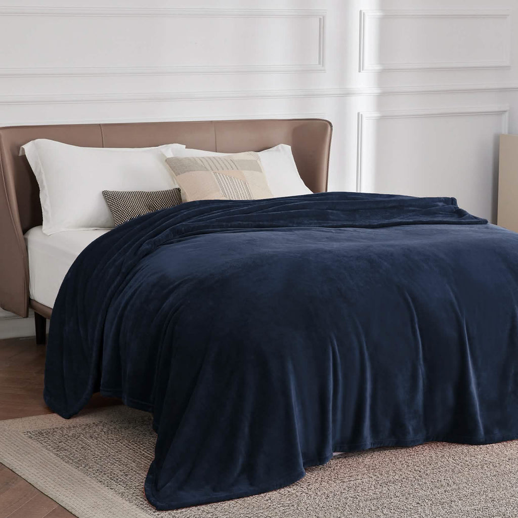 Cozy Throw Blanket, Flannel Fleece 300gsm, Lightweight Design for Living Rooms, Bedrooms and Everyday Lounging, 4 Sizes and 29 Colors image 149