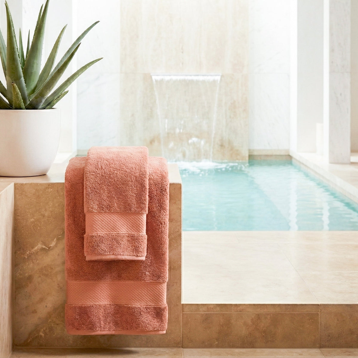 Bath Linen, Plush Towel Collection for Daily Bathroom Routines and Guest Baths, 5 Sizes and 15 Colors image 151