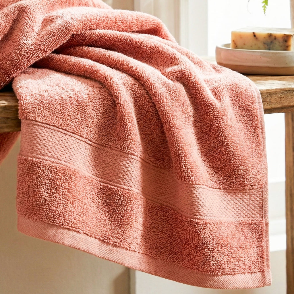 Bath Linen, Plush Towel Collection for Daily Bathroom Routines and Guest Baths, 5 Sizes and 15 Colors image 152