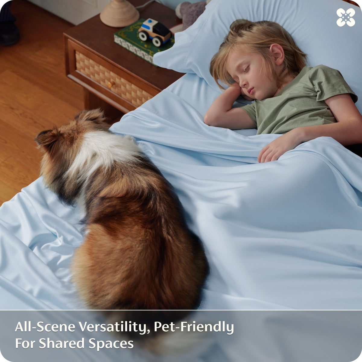 Bed Sheet Set, Rayon Derived from Bamboo, Cooling Comfort, Breathable Construction for Everyday Bedroom Comfort and Guest Rooms image 152