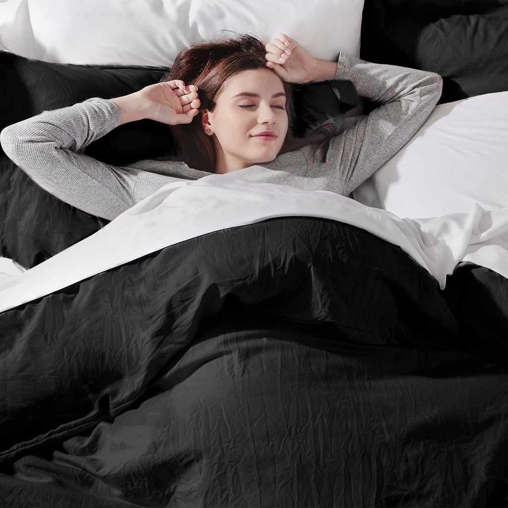 Duvet Cover Set, Ultra Soft Hypoallergenic Microfiber, Lightweight Design for Guest Rooms and Everyday Bedroom Styling image 154