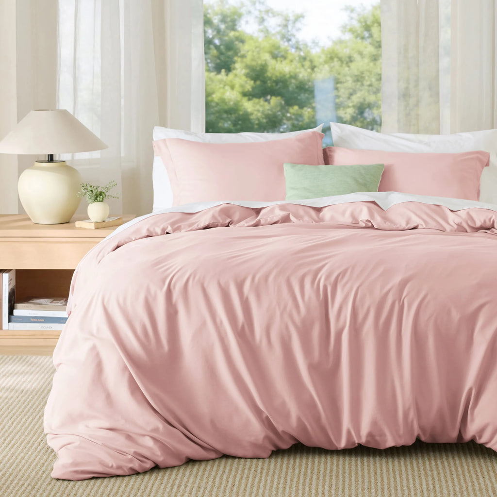 Duvet Cover Set, Brushed Microfiber for Guest Rooms and Everyday Bedroom Styling, 9 Sizes and 36 Colors image 156