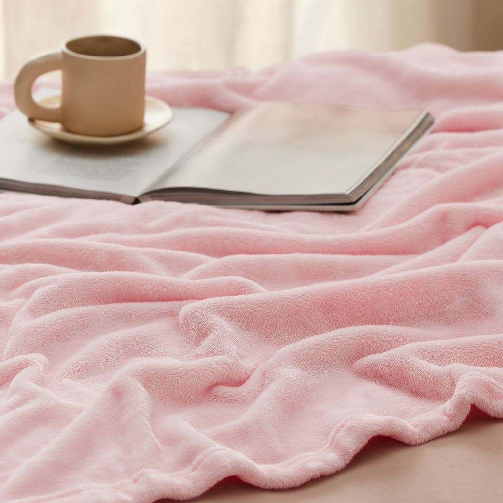 Cozy Throw Blanket, Flannel Fleece 300gsm, Lightweight Design for Living Rooms, Bedrooms and Everyday Lounging, 4 Sizes and 29 Colors image 160