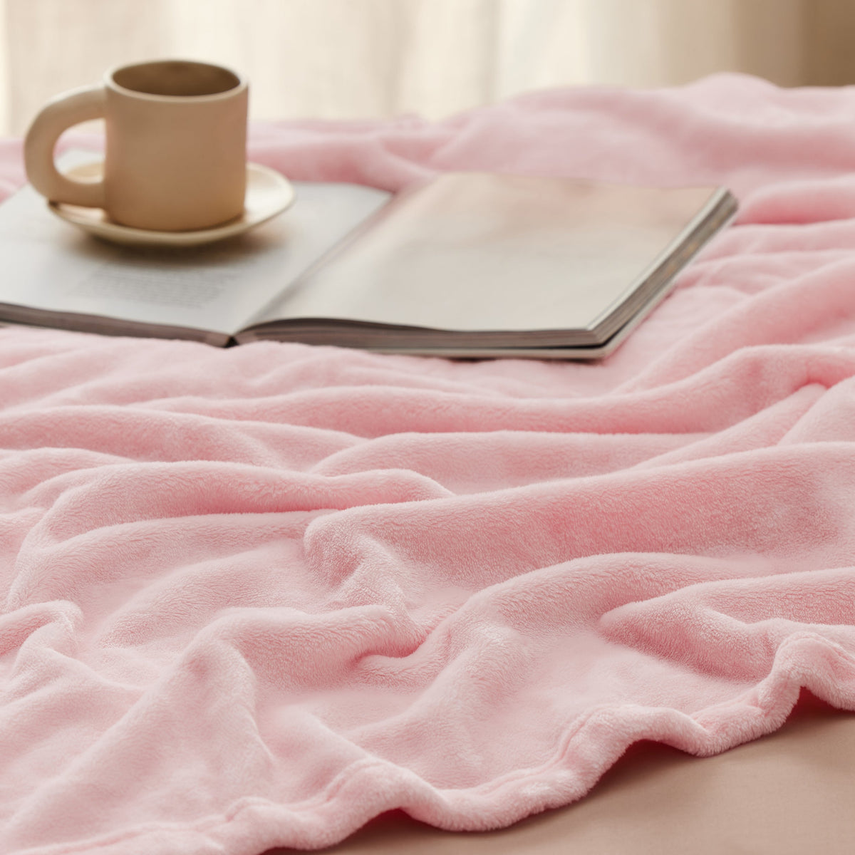 Cozy Throw Blanket, Flannel Fleece 300gsm, Lightweight Design for Living Rooms, Bedrooms and Everyday Lounging, 4 Sizes and 29 Colors image 160