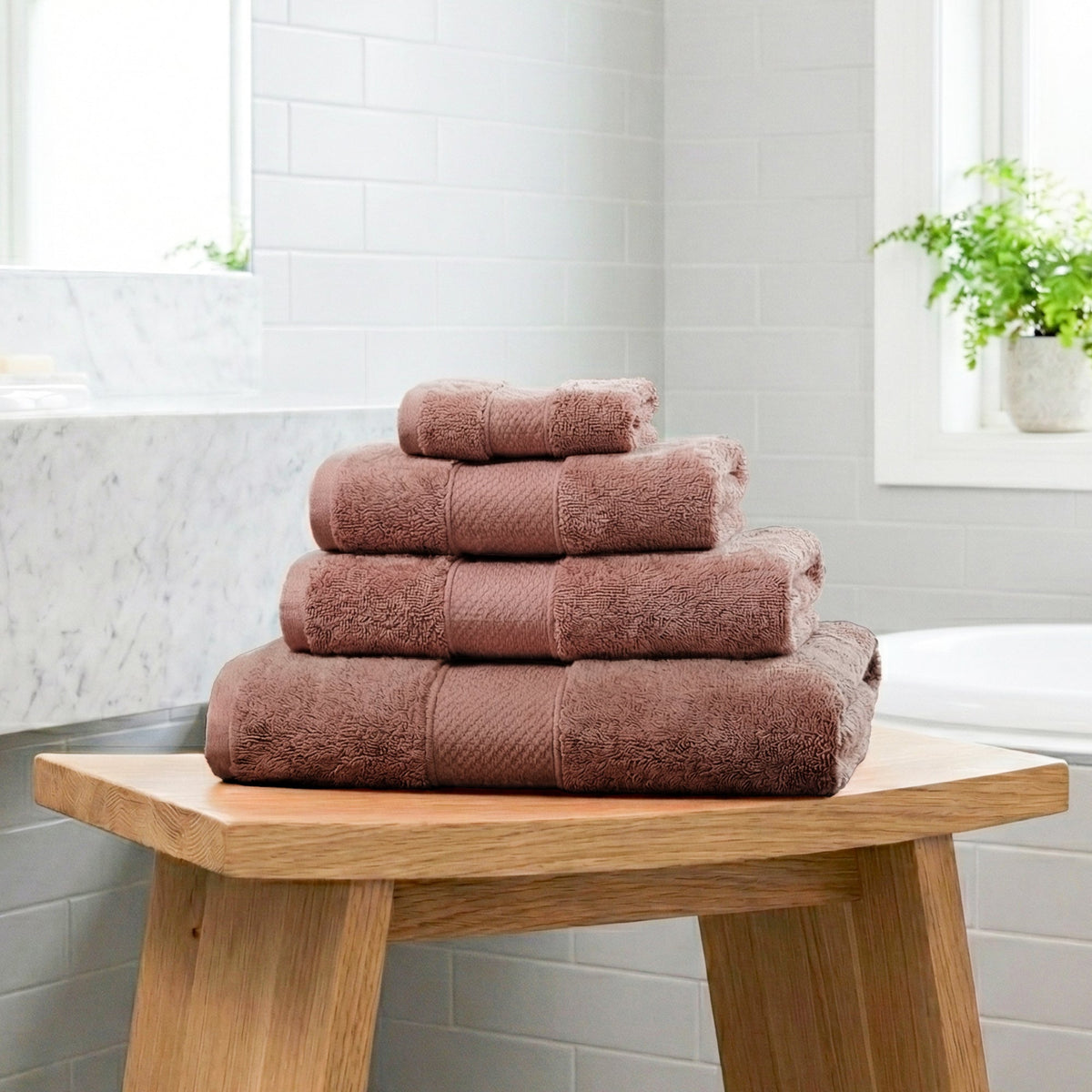 Bath Linen, Plush Towel Collection for Daily Bathroom Routines and Guest Baths, 5 Sizes and 15 Colors image 160