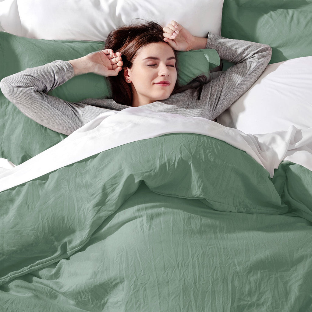 Duvet Cover Set, Ultra Soft Hypoallergenic Microfiber, Lightweight Design for Guest Rooms and Everyday Bedroom Styling image 160
