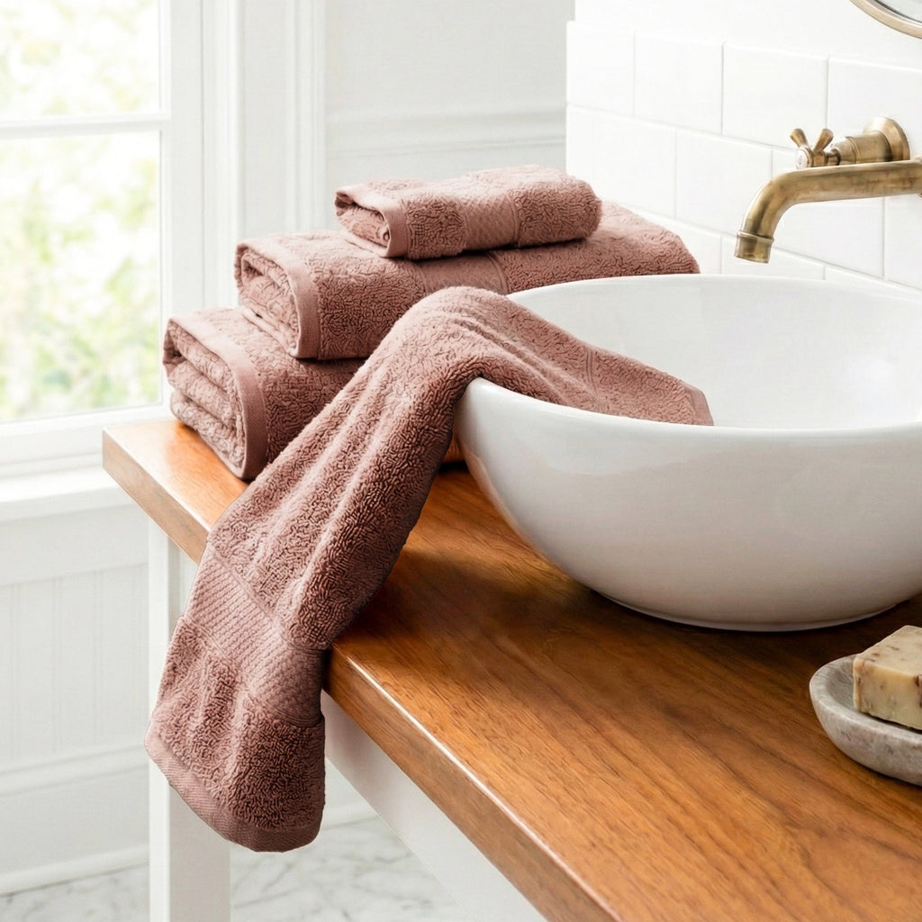 Bath Linen, Plush Towel Collection for Daily Bathroom Routines and Guest Baths, 5 Sizes and 15 Colors image 161