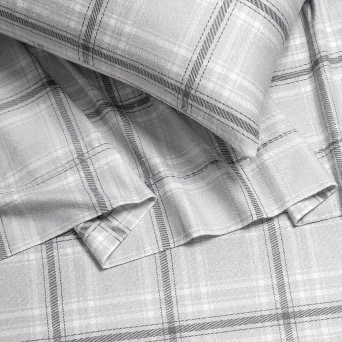 Bed Sheet Set, Cotton Flannel Prints for Master Bedrooms, Guest Beds and Daily Use, 7 Sizes and 30 Colors image 164