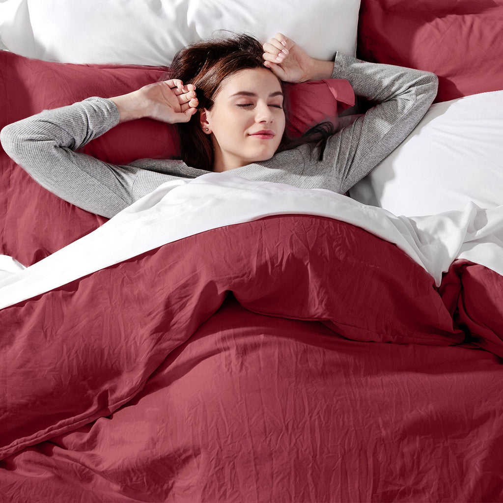 Duvet Cover Set, Ultra Soft Hypoallergenic Microfiber, Lightweight Design for Guest Rooms and Everyday Bedroom Styling image 166