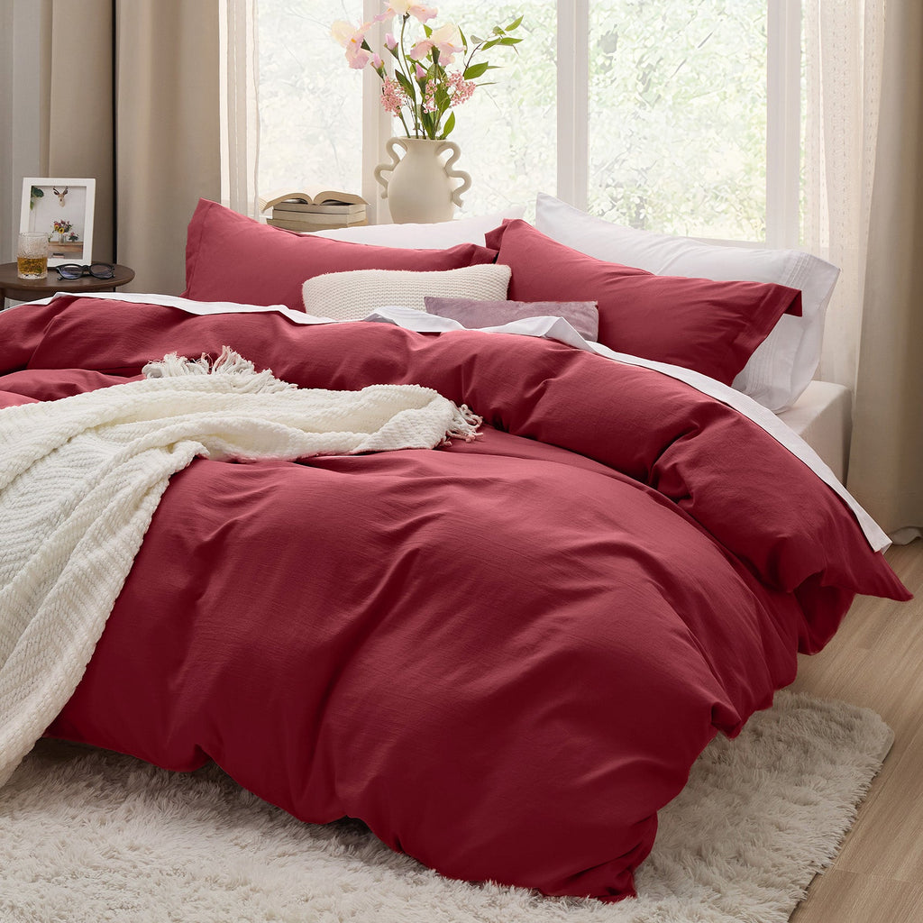 Duvet Cover Set, Ultra Soft Hypoallergenic Microfiber, Lightweight Design for Guest Rooms and Everyday Bedroom Styling image 167