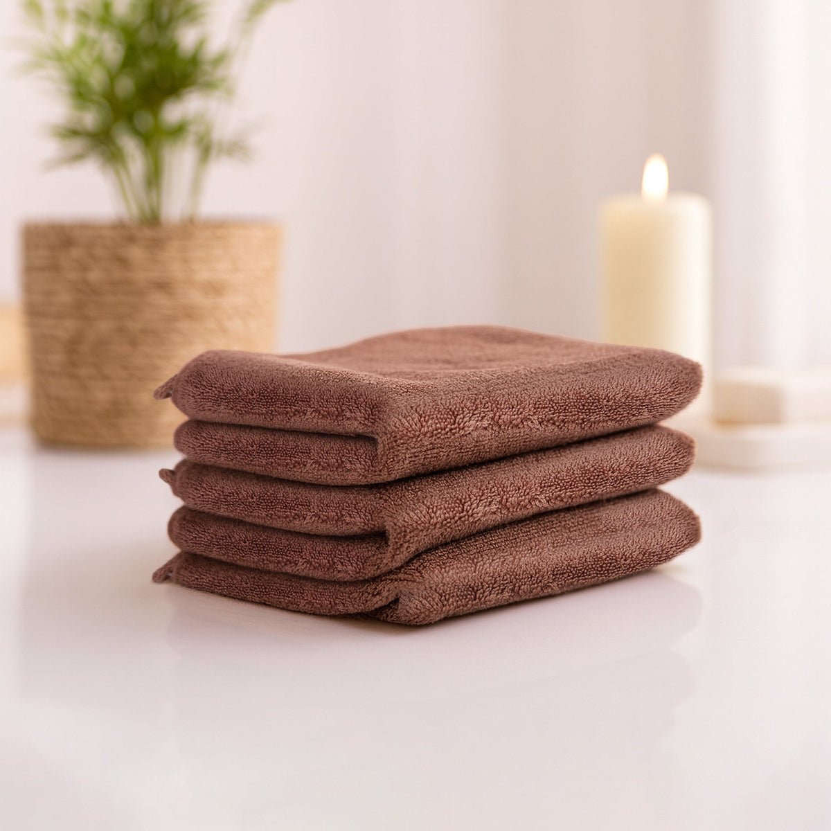 Bath Linen, Spa Towel Collection for Home Bathrooms and Everyday Care, 5 Sizes and 14 Colors image 168