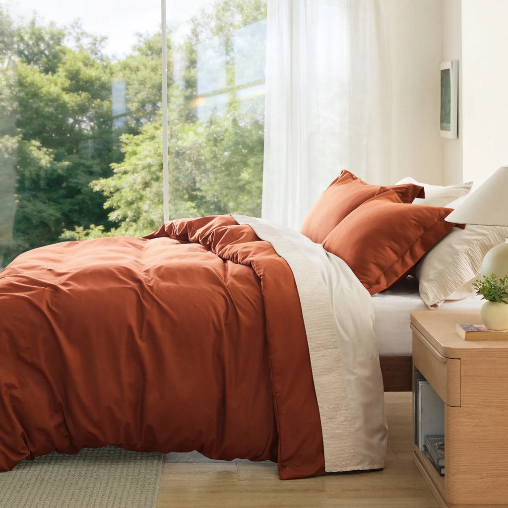 Duvet Cover Set, Brushed Microfiber for Guest Rooms and Everyday Bedroom Styling, 9 Sizes and 36 Colors image 174